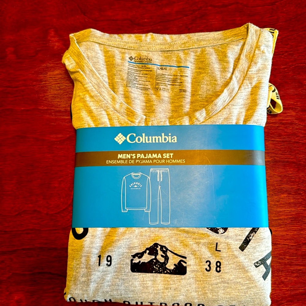 Men’s Columbia pajama set